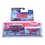 Greenlight 1:64 Thelma & Louise - Ford Thunderbird Convertible 1966 with Ford F-250 1967 & Enclosed Car Hauler